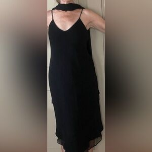 Jones New York Black Ballet Length Dress